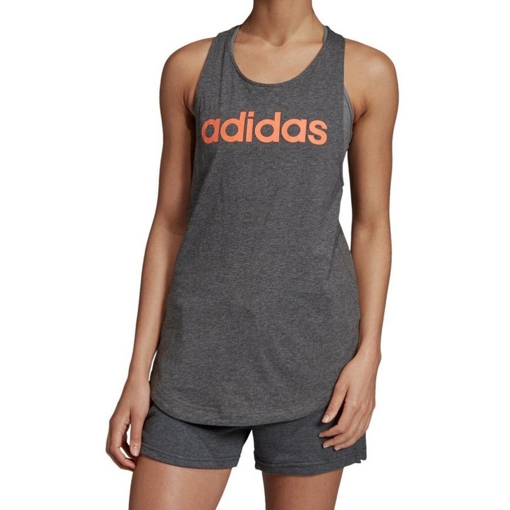 Adidas Linear Loose Fit tank grey xs